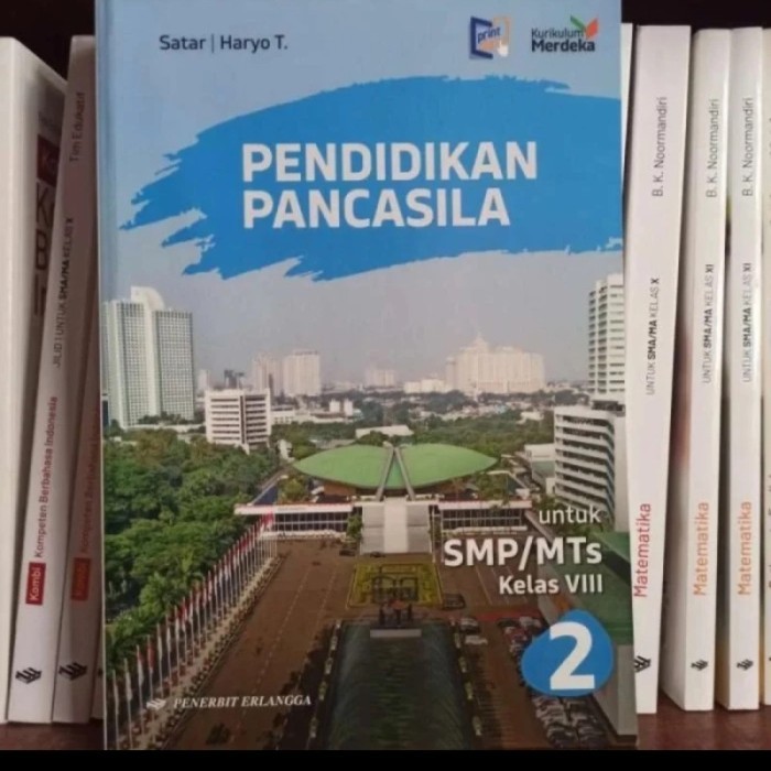 

buku pendidikan pancasila kelas 8 smp erlangga original