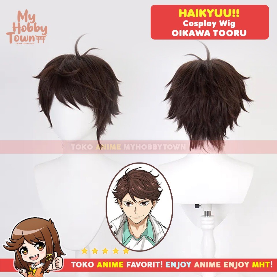 Wig Rambut Palsu Cosplay Anime Haikyuu Oikawa Toru
