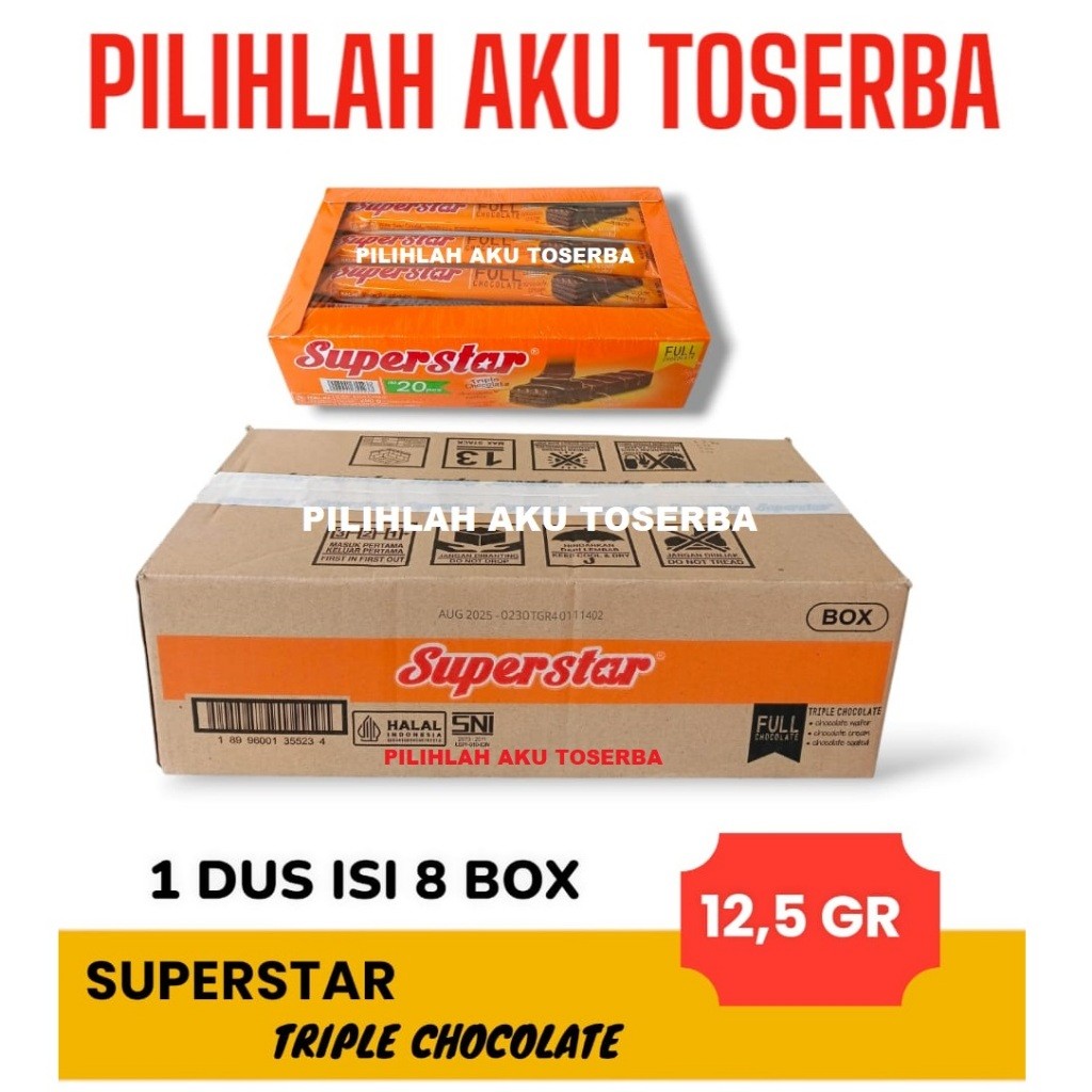 

SUPERSTAR Triple Chocolate - ( HARGA 1 DUS )