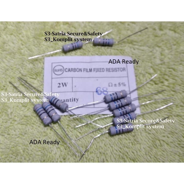 R 2W 68 ohm Resistor 68ohm 2watt 2 W watt