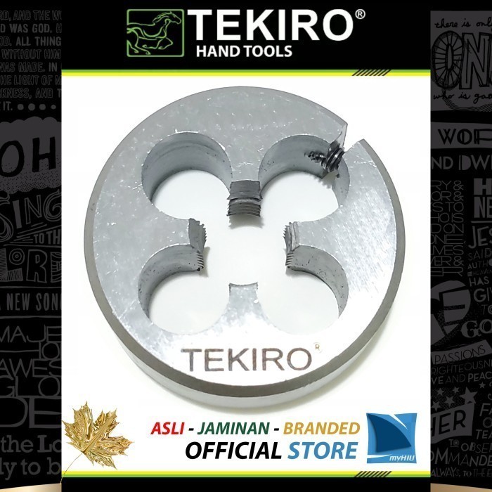 

Mata Snai Senai Snei Snay Dies M12 x 1,25mm - Adjustable Round TEKIRO