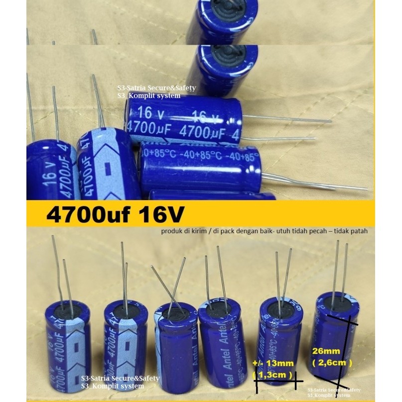 4700uf 16V Elko 16v4700uf elco 4700 uf  16 v 16vol 16volt 4700UF 4700uF 4700uF16v