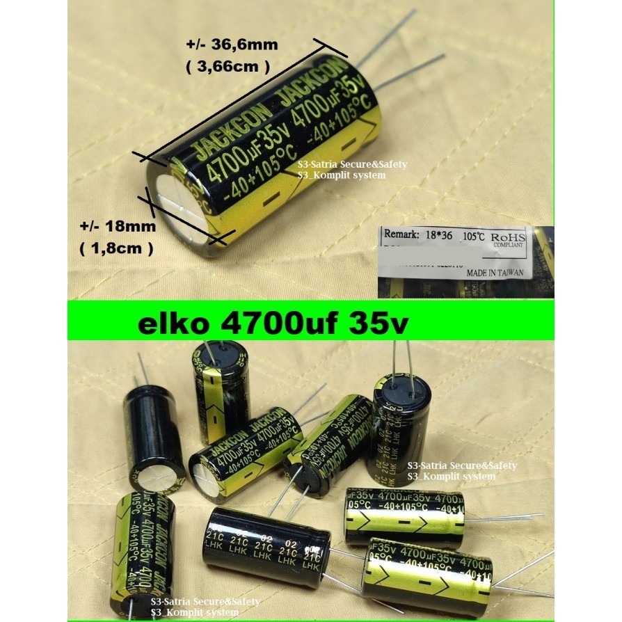 Elco 4700uf 35V elko 4700 uf 35 vol v 35vol 4700uf/35V 4700uf35V