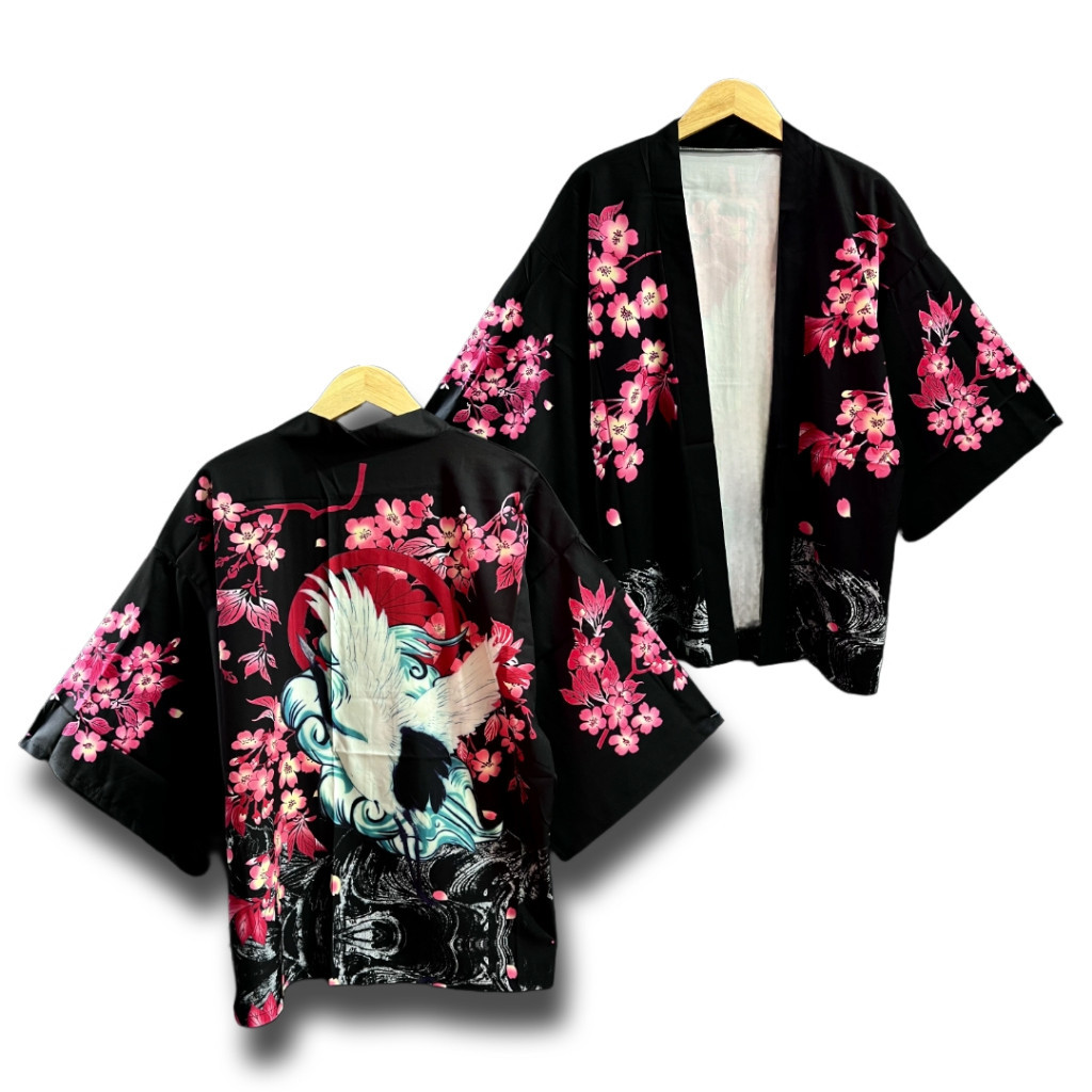 Ay00! LADY COLLECTION D126 Kimono fullprind yukata haunisex pria/wanita