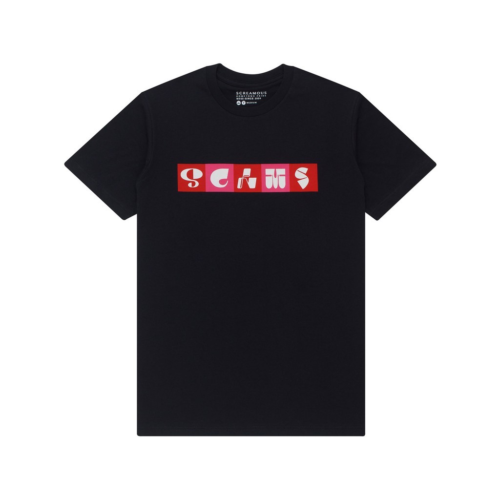 Screamous T-Shirt SCREAMOUS BLOCK BLACK