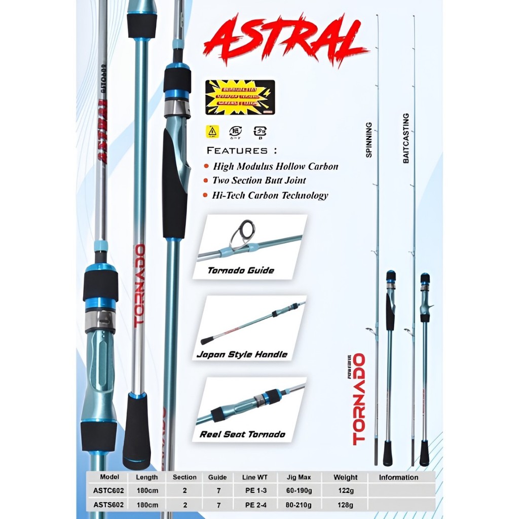 JORAN TORNADO ASTRAL JIGGING SPINNING