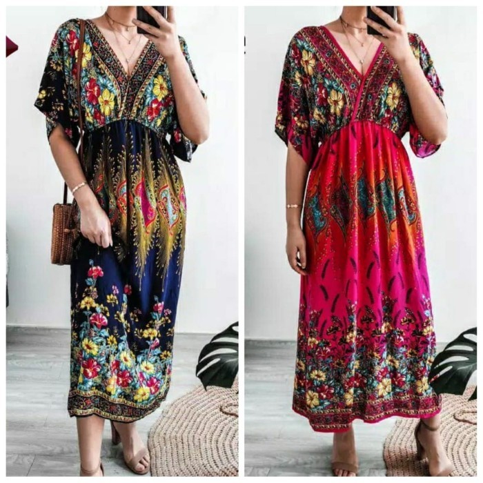 𝐑𝐄𝐀𝐃𝐘 𝐒𝐓𝐎𝐂𝐊 𝐒𝐀𝐅 - SYAFA tunik midi dress woman premium / korean summer dress / beachwear bali / dres