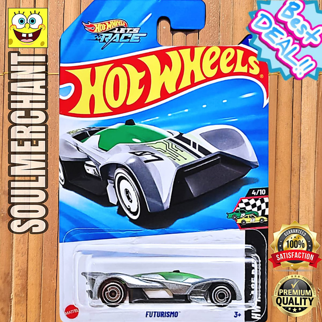 Hot Wheels Futurismo Silver Mobil Balap