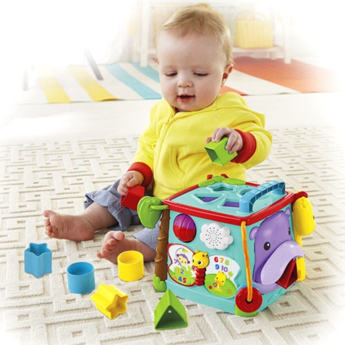 fisher price infant play n learn activity cube