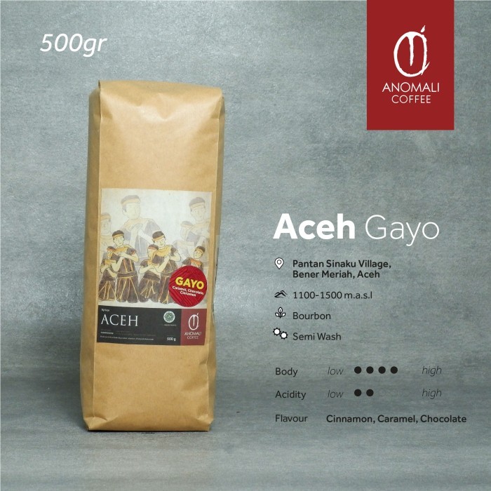 

Anomali Coffee Biji Kopi Aceh Gayo 500gr - Fine