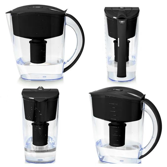"WY.SY" - TERBARU Filter/Teko/Pitcher Alkaline Latioxidant Water ORI / WellBlue - Hitam, M