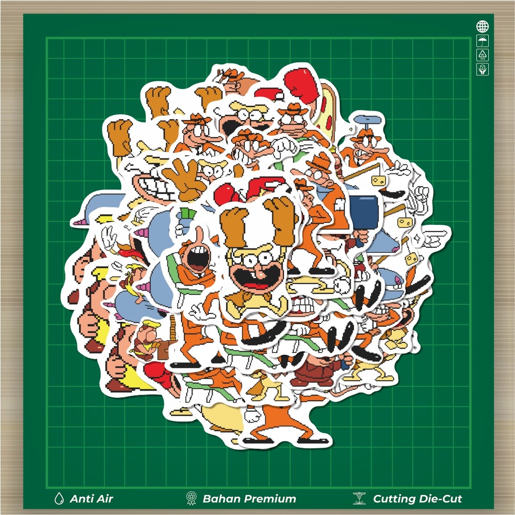 

HOT 50 PCS STIKER Stiker Pizza Tower V31 Stiker Fashion Cars Decal Dingin Kartu Album Custom Vinyl Anti Air- Sticker Aesthetic Buku Journal Koper Casing HP Tablet Laptop Helm Motor Botol Minum