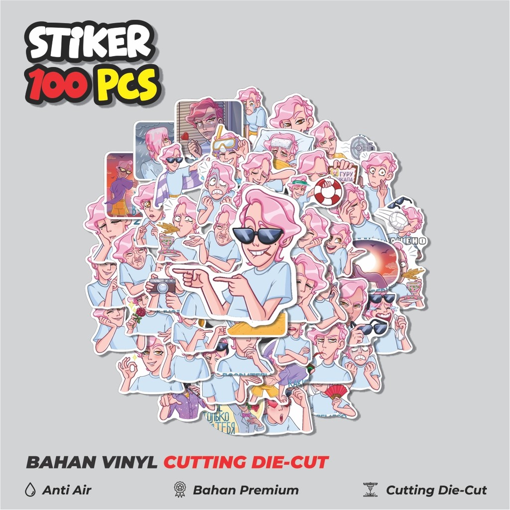 

Terbaru! 50 pcs Stiker S. ROMANCE Dekorasi Lucu Kreatif untuk Notebook, Skateboard, HP