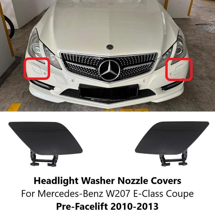 Nozzle Washer Cover Tutup Lampu Bumper Mercedes W207 E250 Coupe