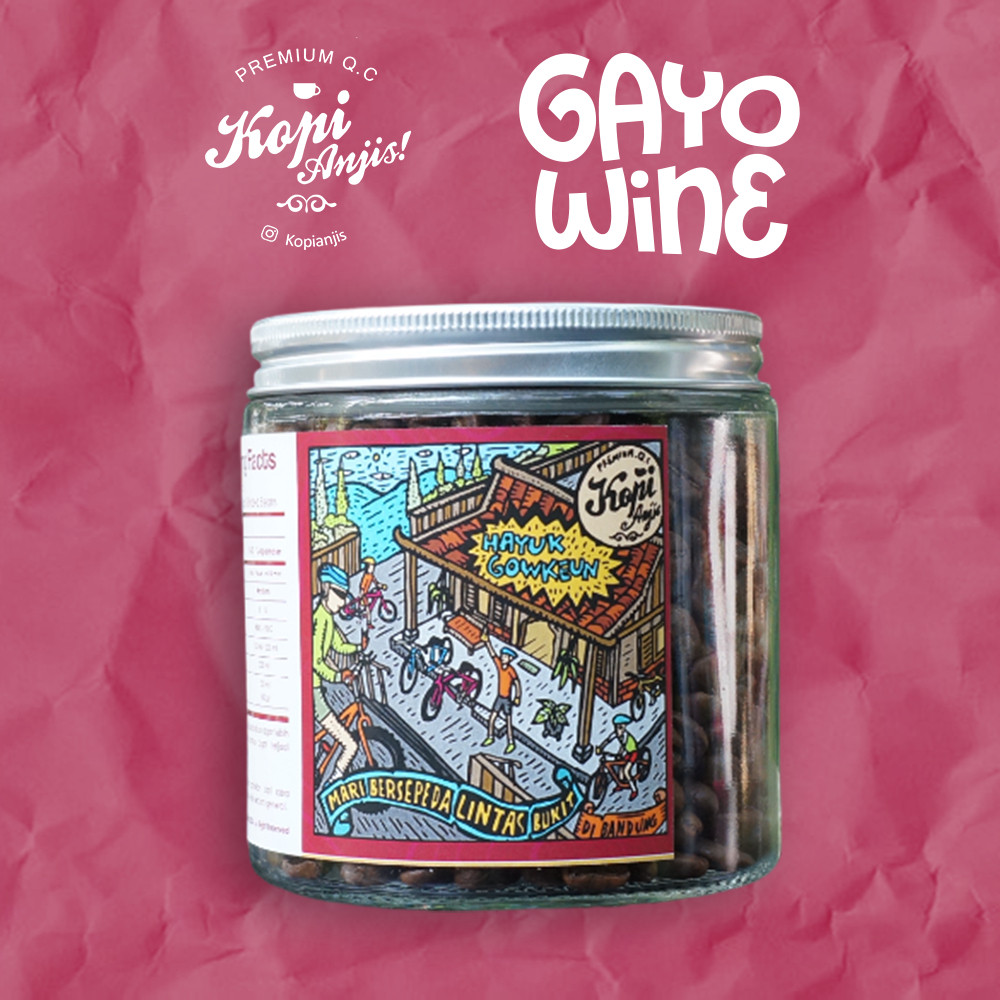 

JAMIN MURAH !!!Kopis Anjis - Biji Kopi Arabika Gayo Wine 200 gram - Specialty Roast Beans ( Gayo Winey )(BISA LANGSUNG ORDER)