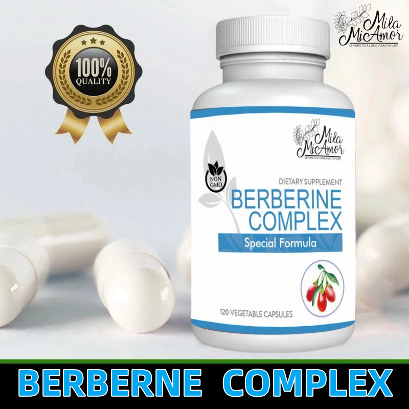 ORIGINAL Berberine HCI 500MG with Ceylon Cinnamon Capsules Controls Blood Sugar and Cholesterol
