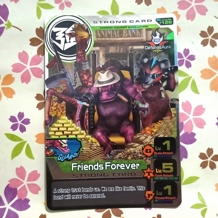 animal kaiser silver strong card friends forever ( joker ) evo 5 - bekas