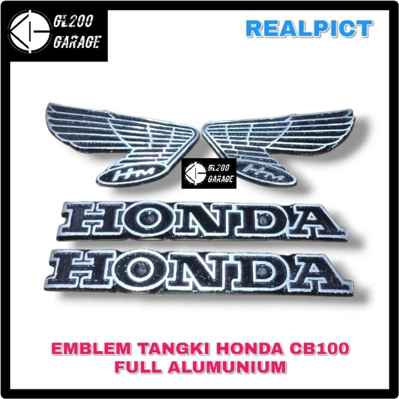 EMBLEM TANGKI CB EMBLEM TANGKI HONDA CB100