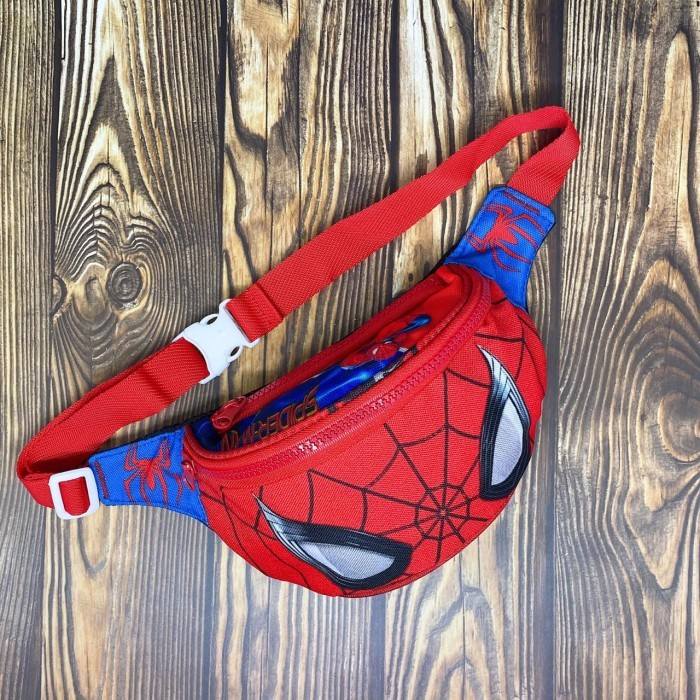 Tas Pinggang Anak Spiderman / Waistbag Karakter Anak