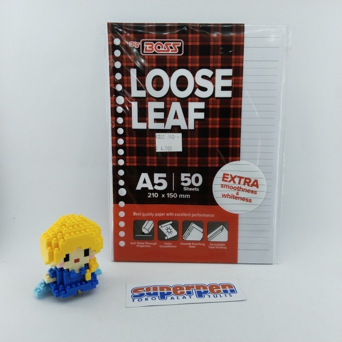

Loose Leaf Isi Binder A5 50 Lembar Bigboss