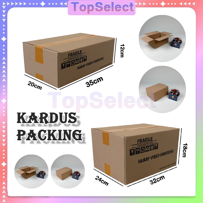 

Kardus Polos / Kardus Packing/ Karton Box Ukuran：(32cmx24cmx18cm/35cmx20cmx12cm)