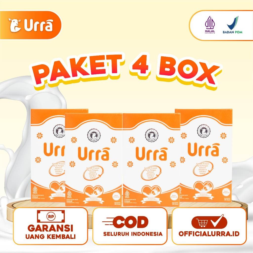 

PAKET 4 BOX Susu Kambing Saneen Eropa Penambah Berat Badan Anak Solusi Alergi Susu Sapi Susu Kambing Asli
