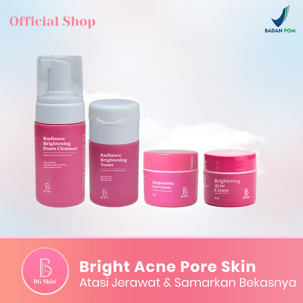 BG Skin All Paket Perawatan Wajah Lengkap/BG Skin Paket Radiance Bright/BG Skin Paket Whitening Luxu