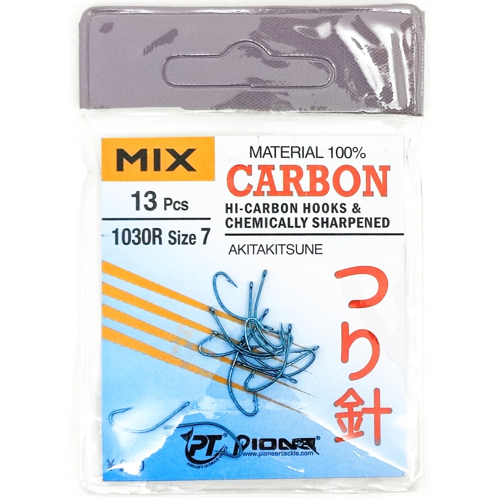 Kail Pancing Pioneer Mix Carbon 1030R Akitakitsune (No.0,3 - No.15) Perbungkus Murah