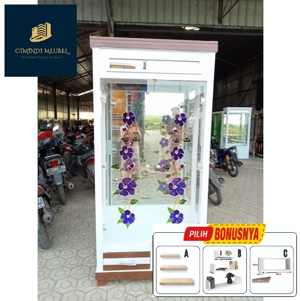 PROMO Lemari Hijab Lemari Gamis full gantungan 2 Pintu Minimalis termurah cirebon Brebes Kuningan Ma