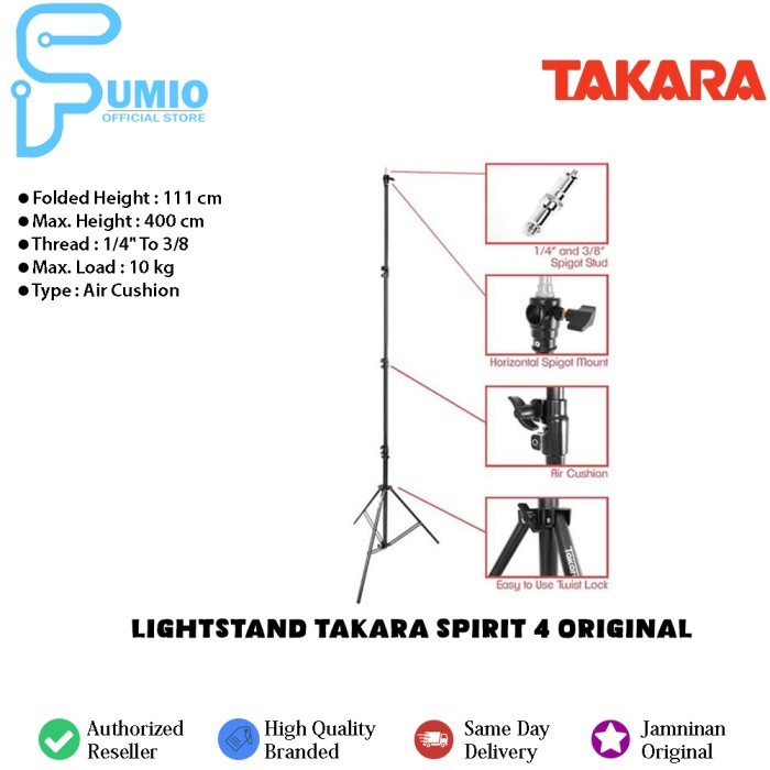 lightstand takara spirit 4 original