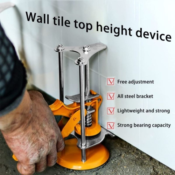 Alat Dongkrak Pemasangan Pasang Granit Keramik Dinding Tile Lifting Wall Leveling Height Adjustment