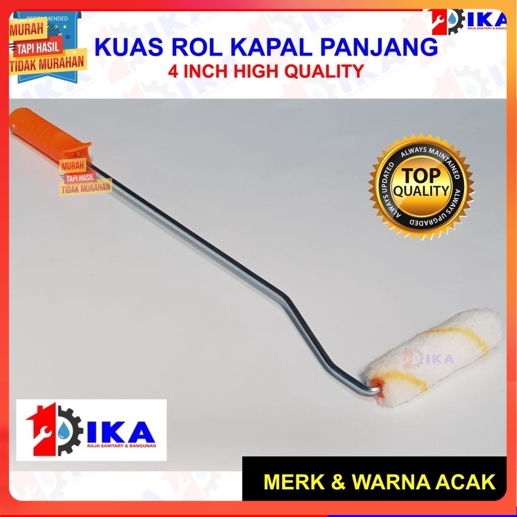 uas Roll Cat Kapal - Kuas Roll Cat Mini - High quality / PROMO RRT Kuas Rol Kapal 4" / Kuas Rol Keci