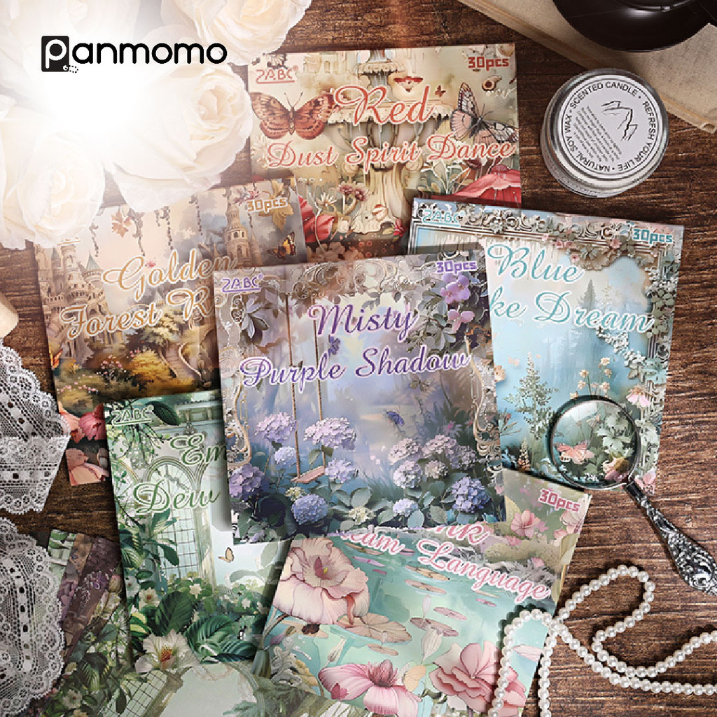 

Panmomo Scrapbook Kertas Vintage Diary Journal Jungle Melody Deco Paper