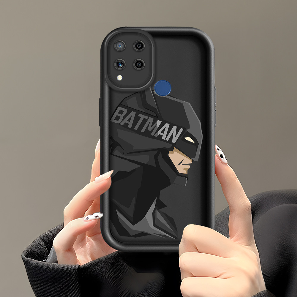 Casing Hp Untuk Realme C15 Phone Case Cesing Soft Cover Batman 3065 Mode Kesing Cream Cassing