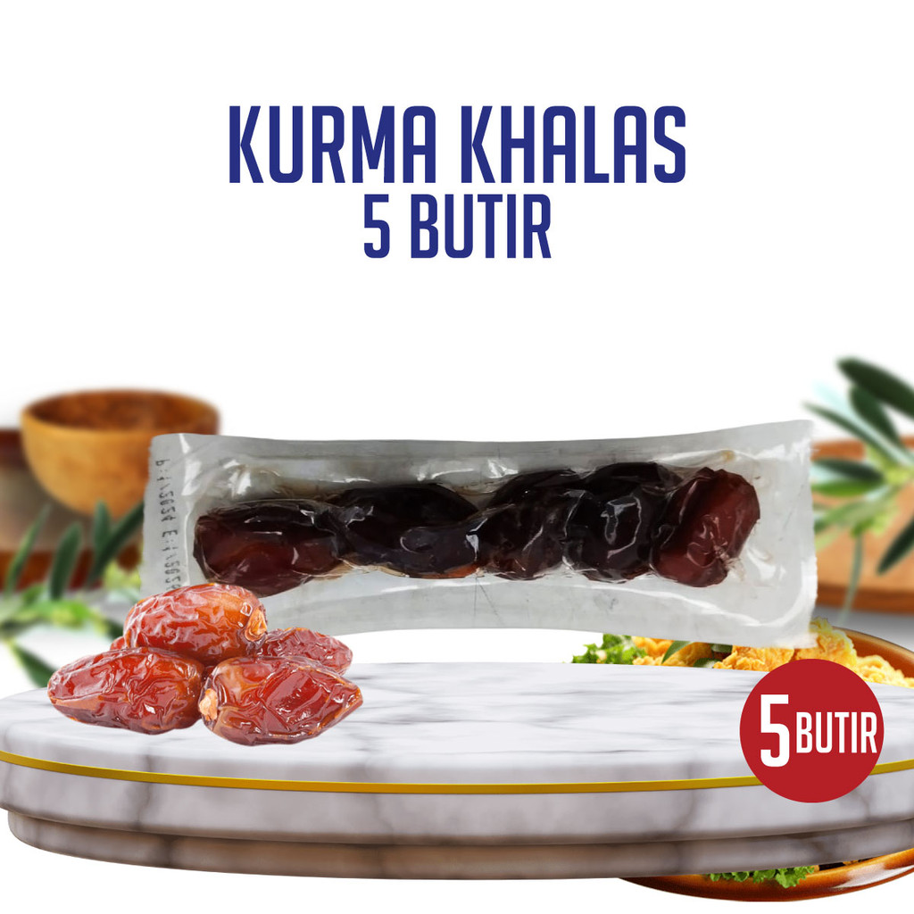 

Kurma Khalas 5 Butir