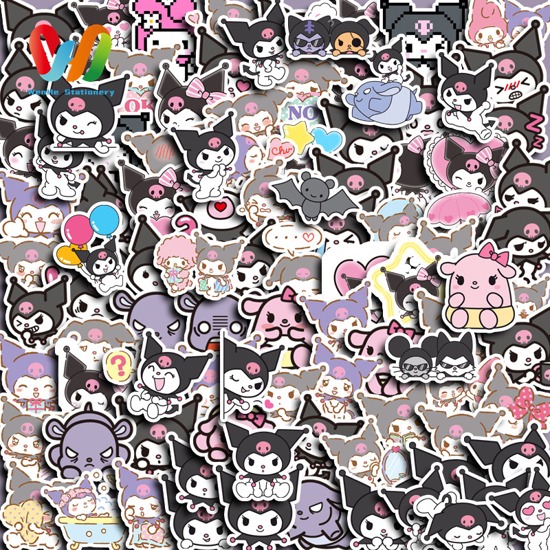 

100pcs Cute Little Devil Stickers Diy Computer Washi Scrapbooking Laptop Stickers Stationery Arts Crafts