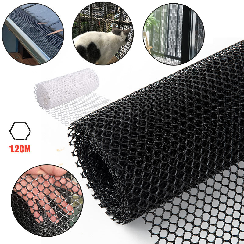 Kawat Jaring Plastik HDPE Bentuk Kotak / Jaring Pelindung Balkoni / Jaring Pagar Plastik / Jaring Pe