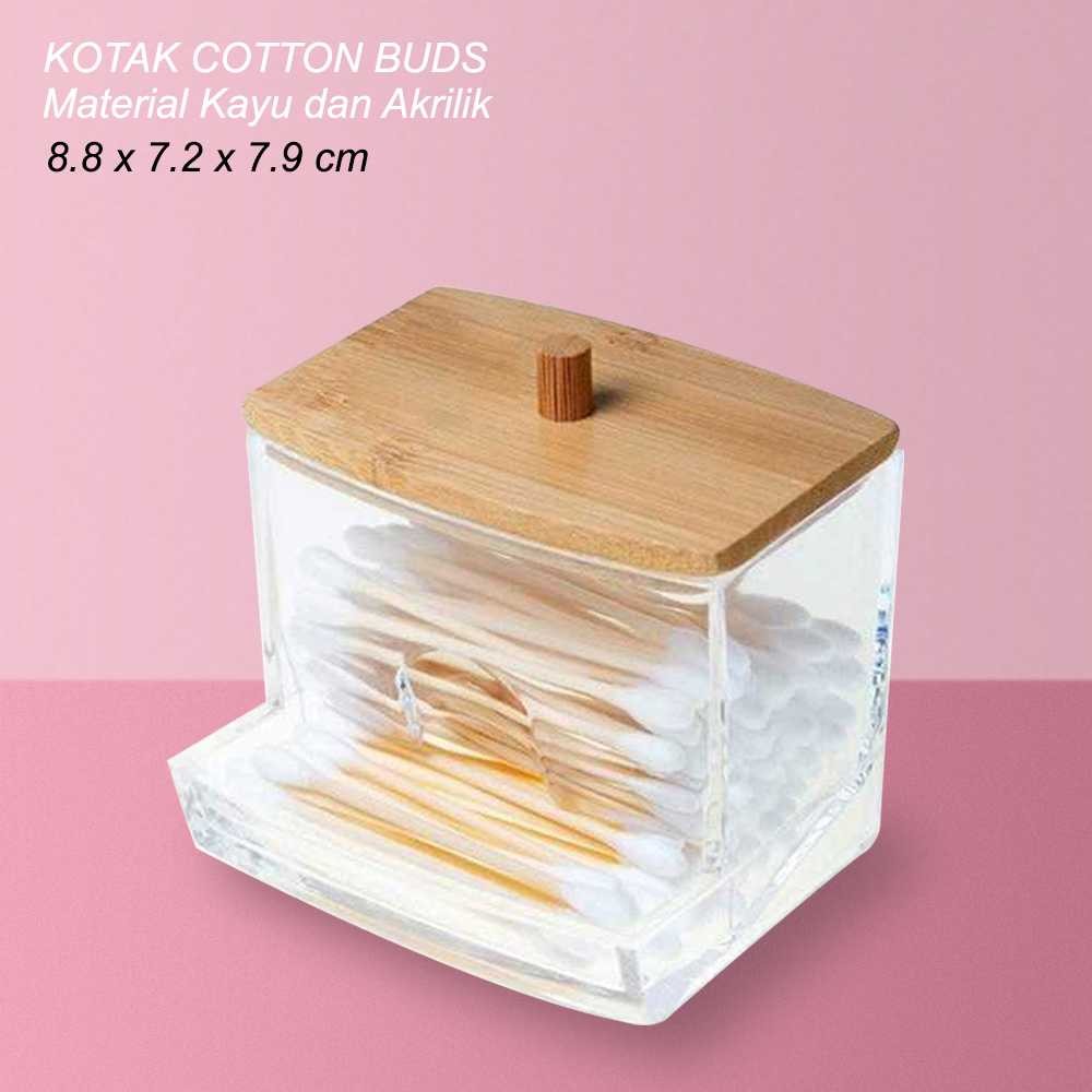 

Dozzlor Kotak Cotton Buds Organizer Swab Container Akrilik - ZJ013