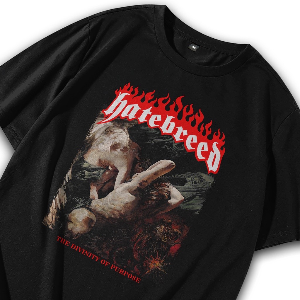 Kaos Band Metal / Kaos Band Vintage / Kaos Musik Oversize / Tshirt Band Hatebreed False / T shirt Ba