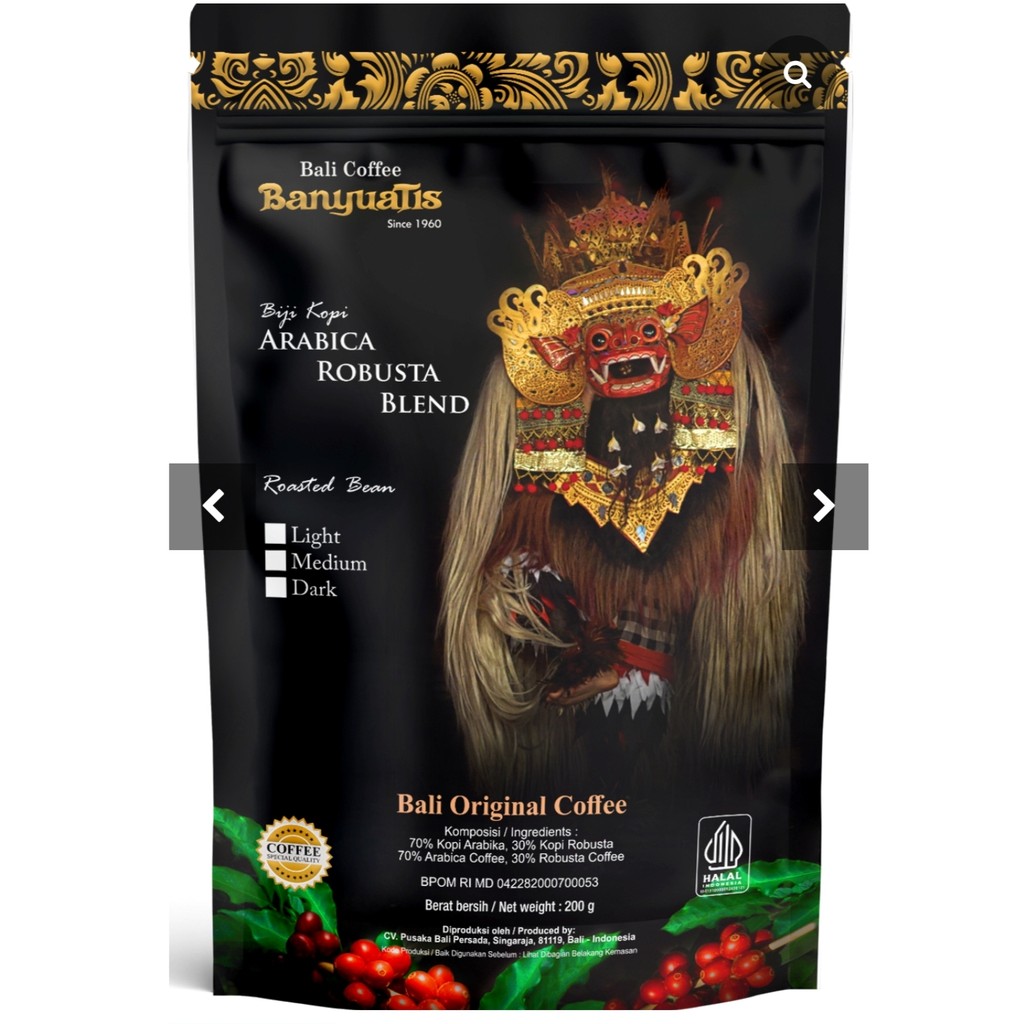 

Kopi Bali Banyuatis Mix Blend Bean Roasted 200gram