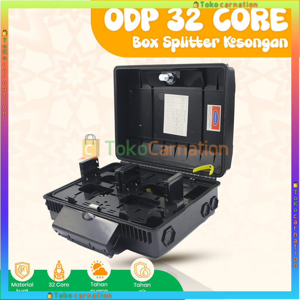 ODP 32 Core Model Double Lock Kosongan Model Box Splitter Optical Distribution Point Warna Random