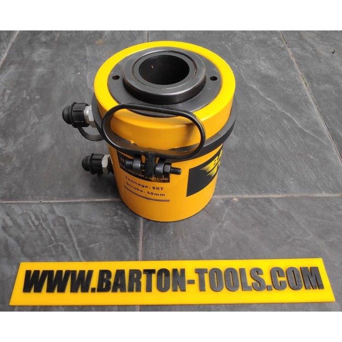 Double 60T 50mm Hollow Plunger Stroke Hydraulic Cylinder BARTON