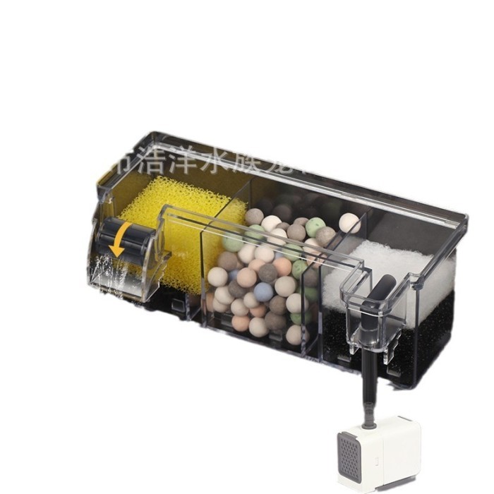 Sobo Multifuctional Chamber Top Filter Box Aquarium Aquascape Hang On