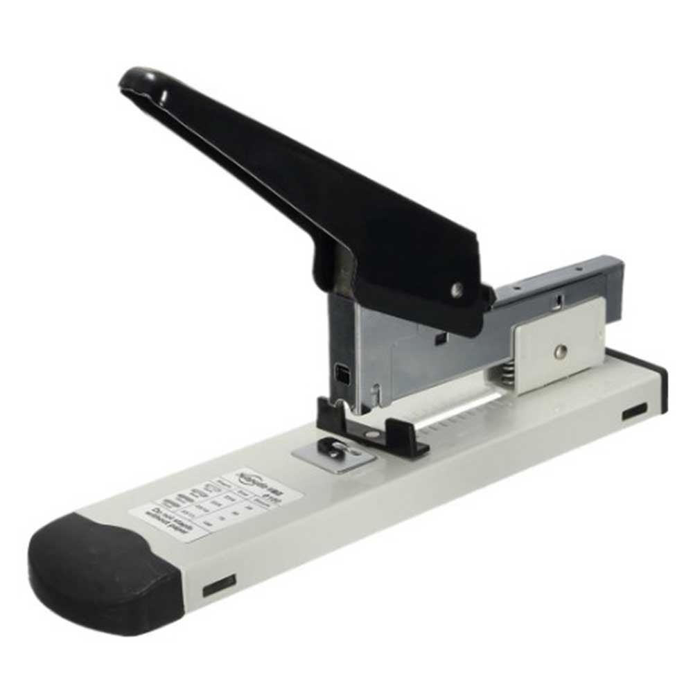 

120 lembaran stapler dengan ruler, pengikat tebal kertas logam stapler, cocok untuk 23/6, 23/8, 23/10, 23/13 stapler