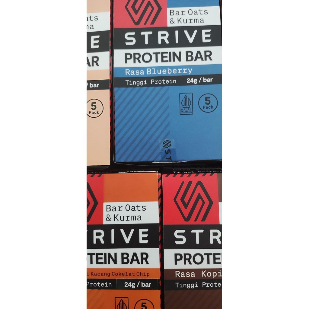 

Strive Protein Bar 60gr Varian Rasa PCS