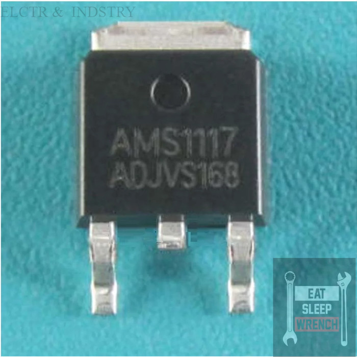 AMS1117-ADJ AZ1117D-ADJ TO-252 Voltage Regulator IC IC  Transistor dan Mosfet