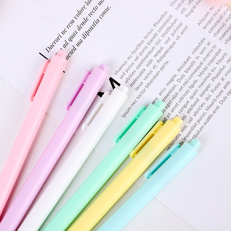 

[WRSR27] PENA CETEKAN MACAROON PULPEN WARNA PASTEL TINTA HITAM ALAT TULIS SEKOLAH KANTOR PEN WARNA WARNI BOLPOINT POLOS MURAH