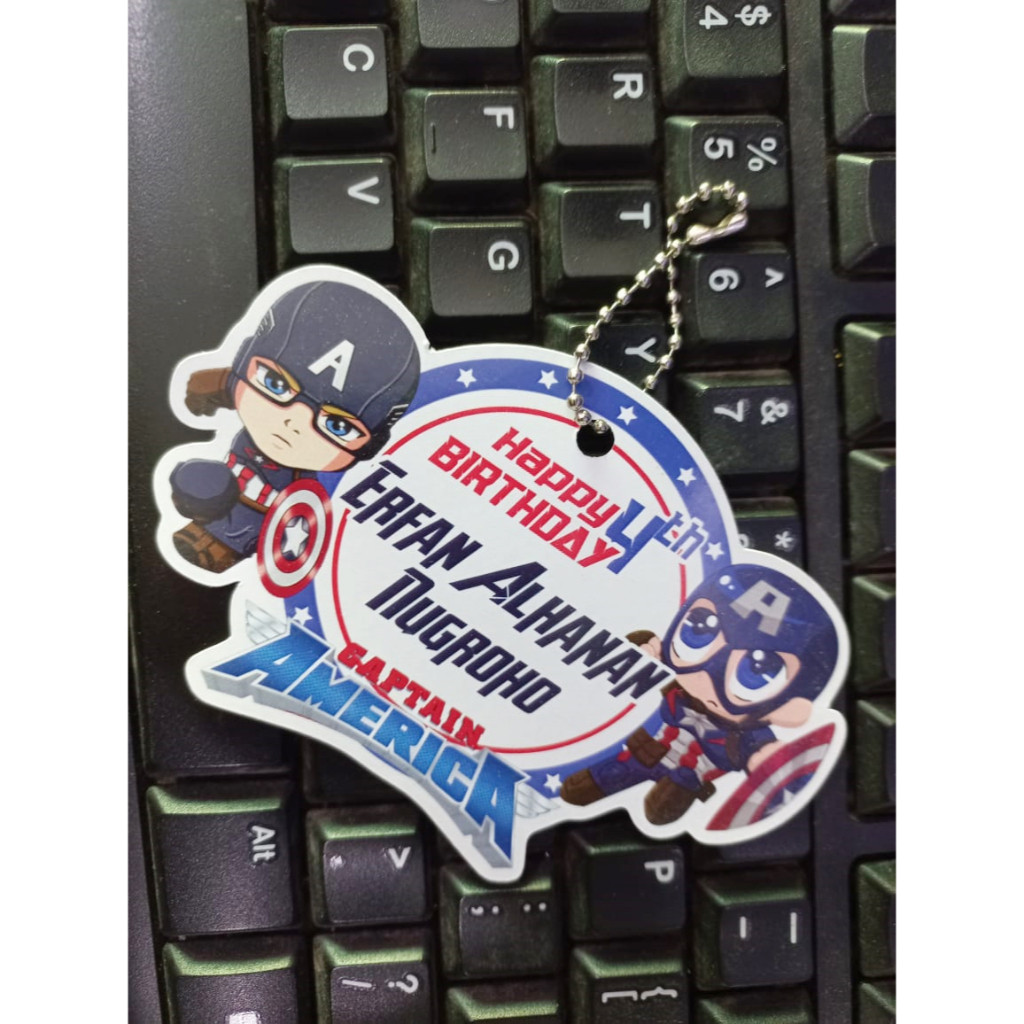 CUSTOM HANG TAG ULANG TAHUN ANAK UNTUK HAMPERS / Hangtag Souvenir Hampers / Hang Tag Birthday Ulang 