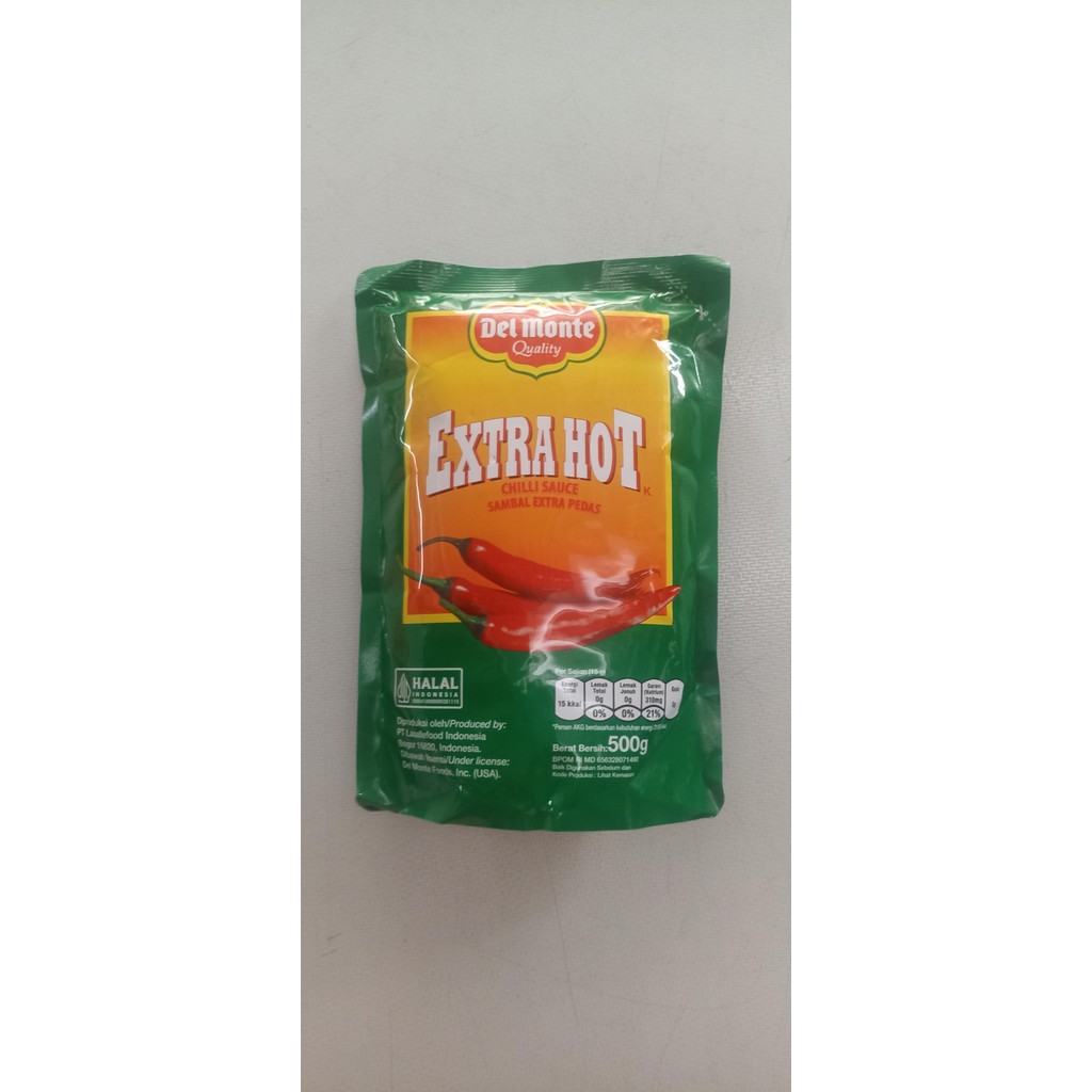 

Delmonte Saos Extra Pedas - 500 Gram Saus Sambal