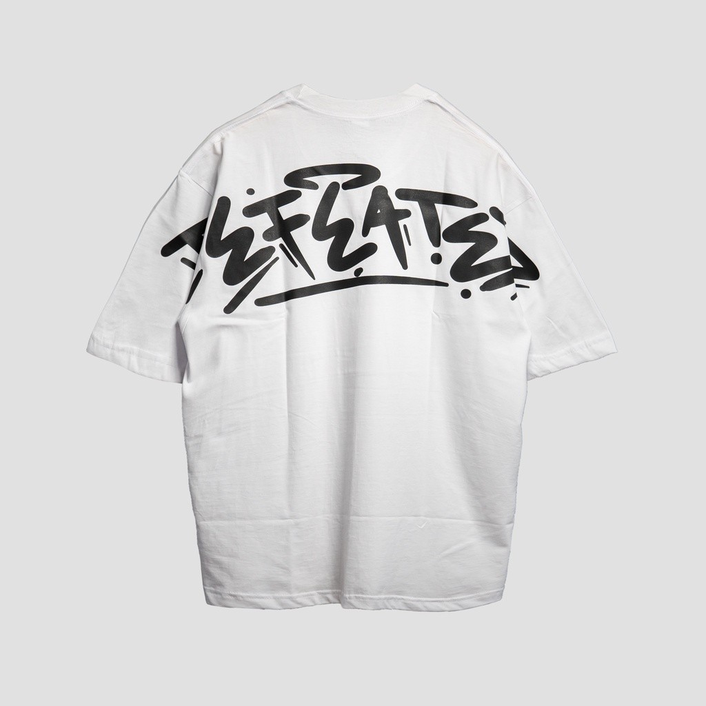 【COD】 Exhale Tshirt Grft White Oversized T-shirt